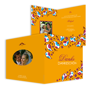 1013 Dankeskarte Hochzeit