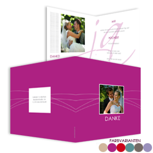 1004 Dankeskarte Hochzeit