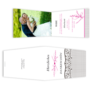 1022 Dankeskarte Hochzeit