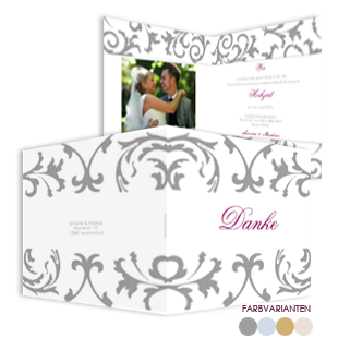 1003 Dankeskarte Hochzeit 