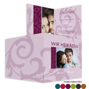 1006 Hochzeit Einladung
